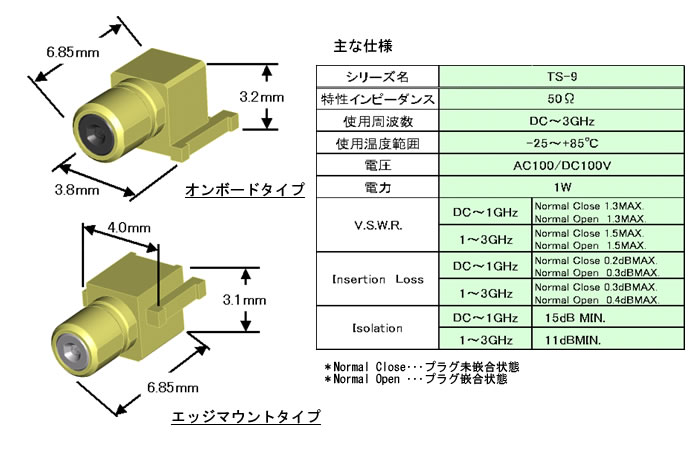 TS-9シリーズ（ライトアングルタイプ）